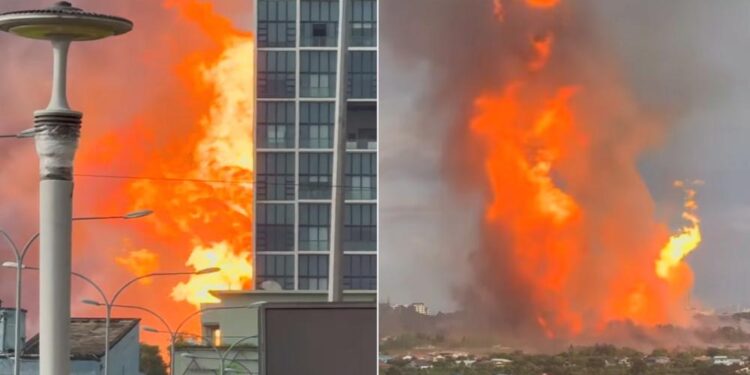 Video: Huge fire erupts after gas pipe bursts in Malaysia – CNN
