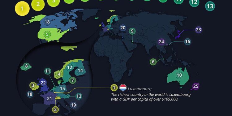 The Richest Countries in Asia – WorldAtlas
